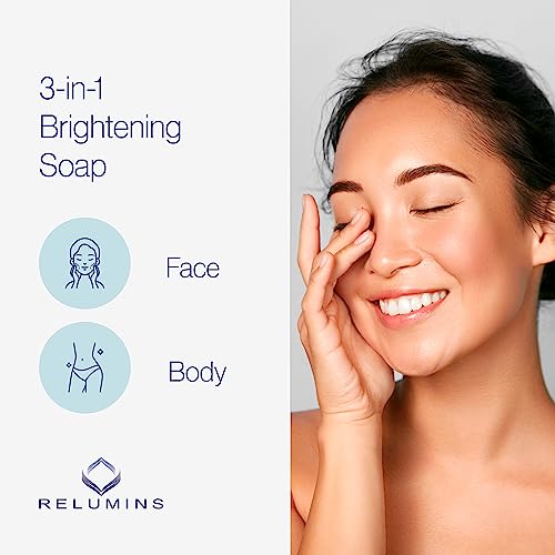 Relumins SA-GLUTABLND-65 Premium Maximum Lightening And Peeling Soap With Glutathione, Arbutin, And Kojic Acid, Rejuvenates And Clears Skin thumb #1