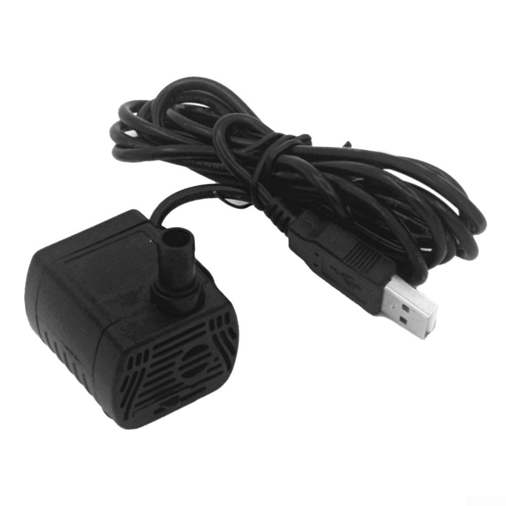 Suction Cup Mounted USB Water Pump DC1020 with Stainless Steel Shaft and 100% Features