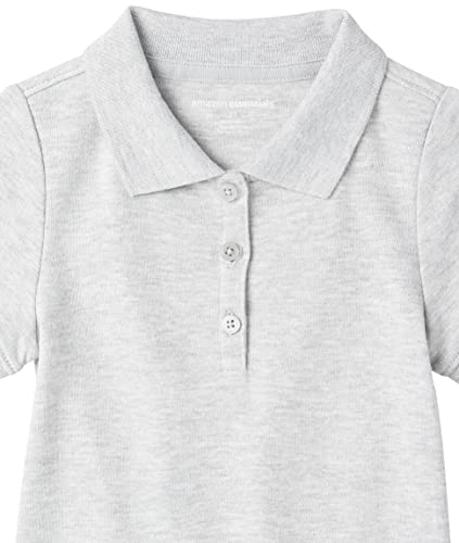 Image of Amazon Essentials Girls and Toddlers' Short Sleeve Uniform Polo Shirt, Multipacks