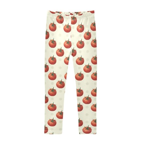 Girls Leggings Ripe Tomato Toddler Girls Clothes Leggings for Girls Toddler Girls Leggings 3-4T