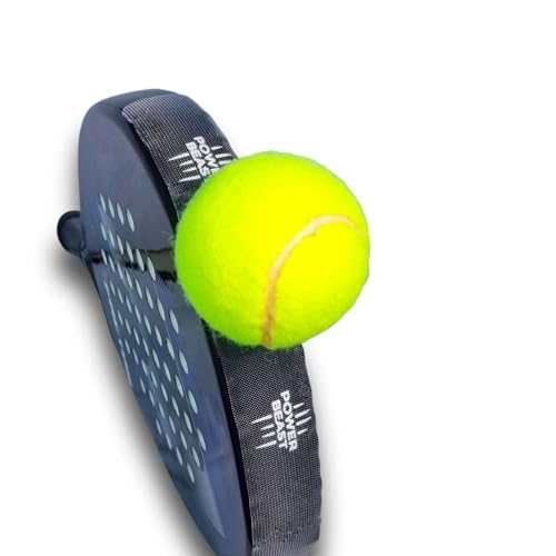POWER BEAST Bande Ramasse-Balles de Padel et Protecteur de Raquette de Padel, Accessoire pour Raquette de Padel, Facile à Installer et à Ramasser Les Balles...
