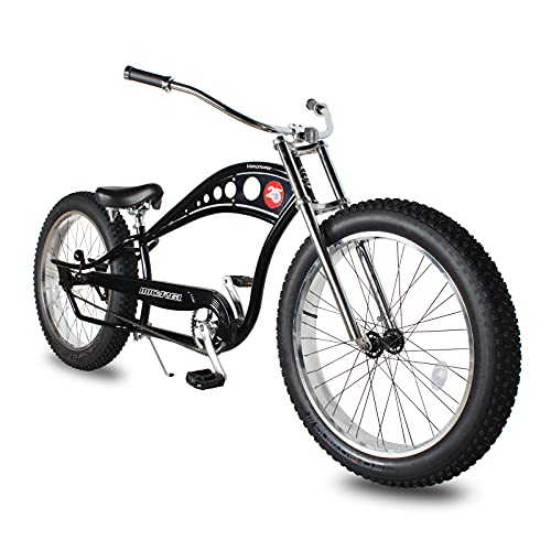 Bicicleta playera Vancouver de 26", 1 velocidad, con marco de acero Hi-Ten, para adultos, color negro mate miniatura 2