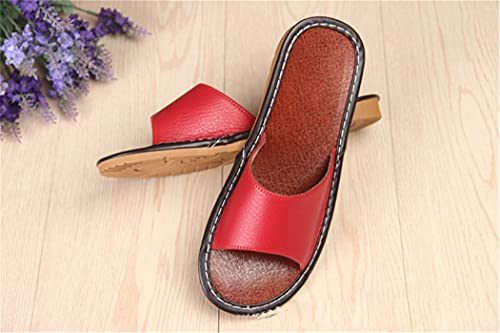 YILANLAN Summer sandals and slippers women's leather sandals non-slip bathroom bath slippers home couple floor slippers swimming slippers2