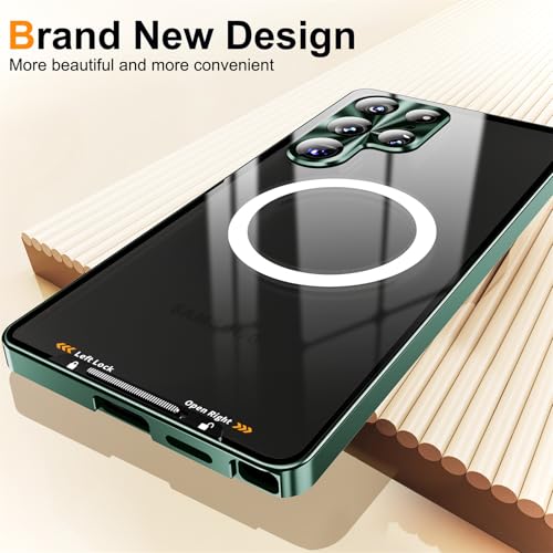 Coque pour Samsung Galaxy S25 Ultra MagSafe ultra fine et légère en polycarbonate mat