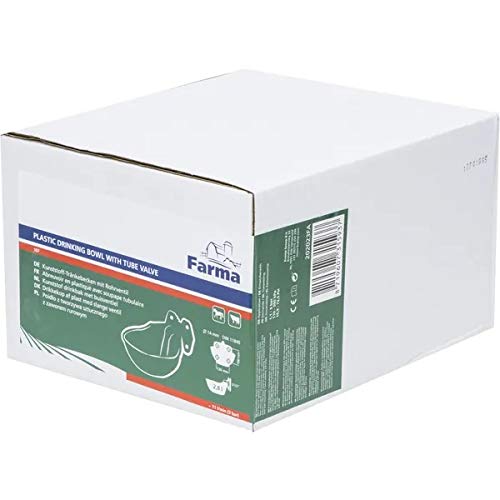 Farma - Bebedero de plástico 107 con válvula tubular de 2,8 l