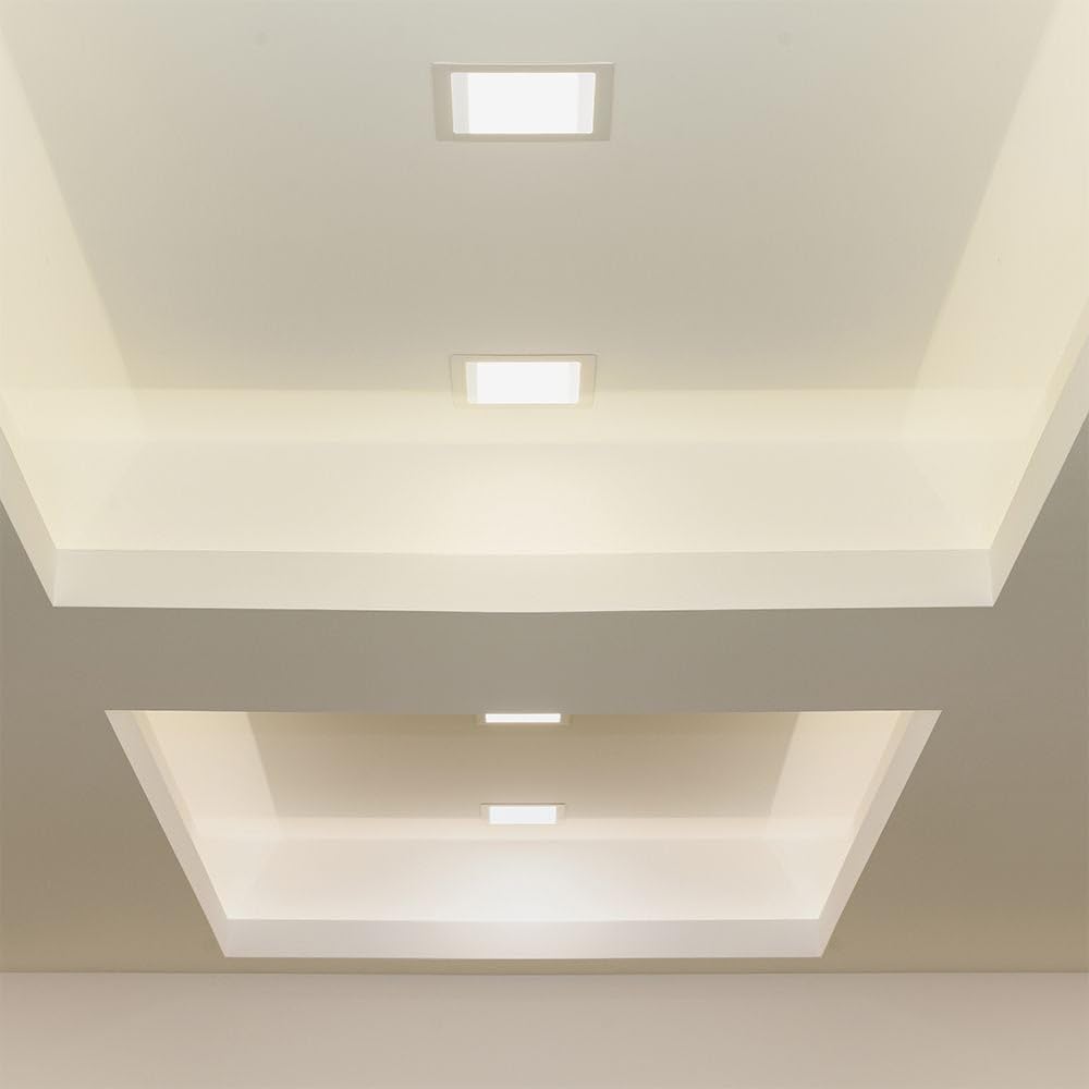 V-TAC VT-61018 Mini pannello led 18W pannello montaggio ad incasso quadrato 110lm/w luce bianco naturale 4000K - 10487