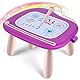 Smasiagon Kinderspielzeug ab 1 Jahr, Magnetische Maltafel Zaubertafel Bunt Zeichentafel Magnettafel mit 4 Beine für Kinder Geschenk für 1 2 3 Jahre Mädchen Junge Spielzeug (Violett)