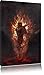 Produktbild Pixxprint Verdunkelter Dämon des Feuers, Format: 100x70 auf Leinwand