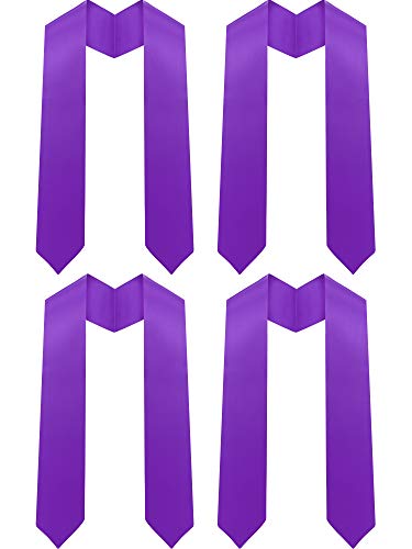 Étole de remise de diplôme violette pour célébrer votre succès en groupe le jour J