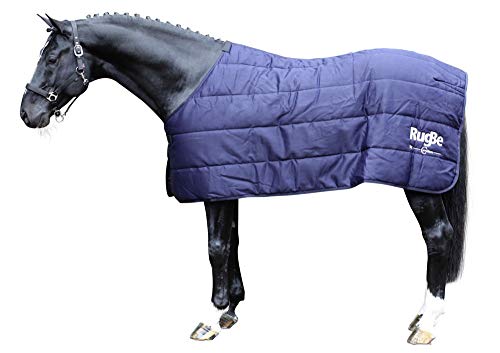 RugBe - Manta para Caballo (145 cm), Color Azul Marino