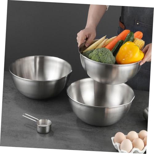 Bowl de acero inoxidable 24 cm para mezclar y cocinar miniatura 6