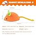 Kronabelle Interactive Cute Plush Cat Bite Toys, 6Pcs Mouse Toy Set with Catnip for Cats
