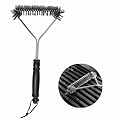 BBQ Bristles Grill Brush 12 Inch Heavy Duty Stainless Steel, Y Shape BBQ Brush with Long Handle & Extra Wide Head - Grill Cleaning Tool