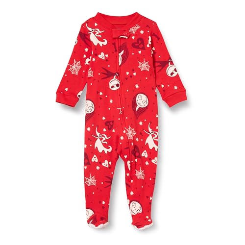 Image of Amazon Essentials Disney | Marvel | Star Wars Unisex Babies' and Toddlers' Snug-Fit Cotton Footed Pajamas, Multipacks