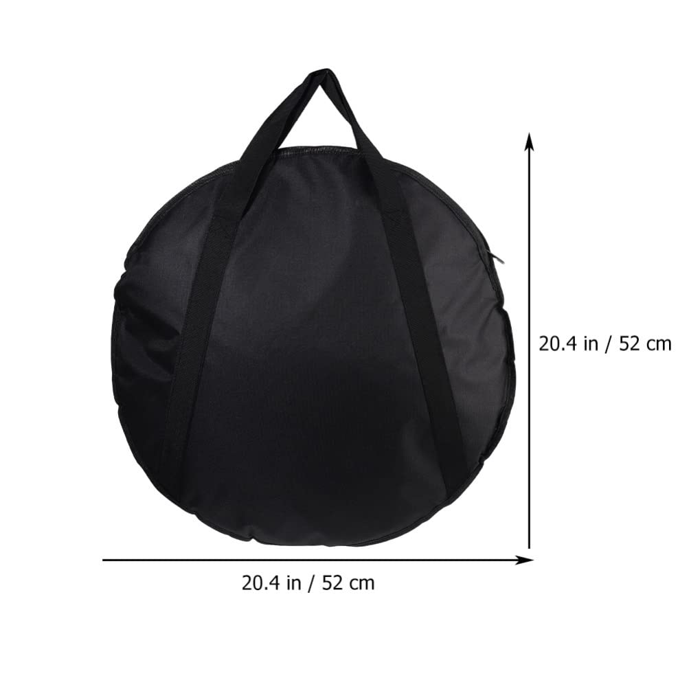 Vaguelly Wear Resistant Cymbal Storage Bag 20 Inch Durable Oxford Instrument Carrying Pouch with Handheld Tote Design for Secure Musical Instrument Protection - Image 2