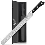 CUTLUXE Slicing Carving Knife – 12" Brisket Knife – Forged High Carbon German Steel – Full Tang & Razor Sharp – Ergonomic Handle Design – Artisan Series