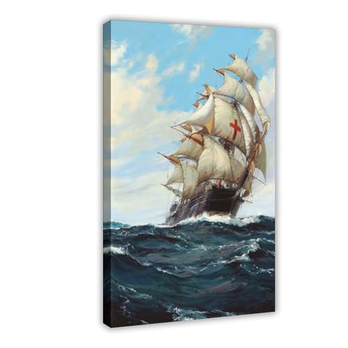 Toile Dreadnought Montague Dawson pour sublimer la décoration murale du salon
