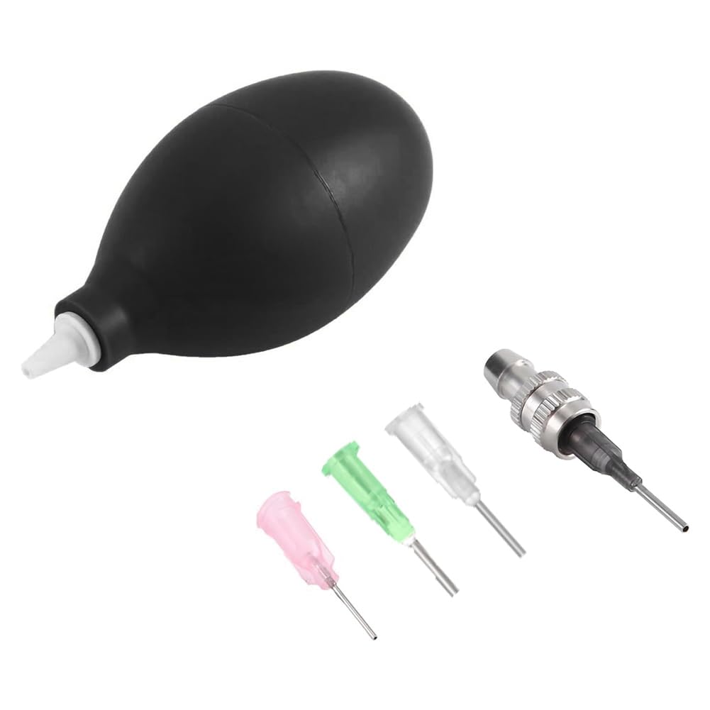 Histeaa Black 1Set Pottery Tools Supplies Ceramic Applicator 3 Ounce Set Applicator Tips (Black)