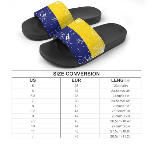 Mauritius Vintage Flag House Slippers for Women Men Personalized Shower Shoes Sandals Slides2