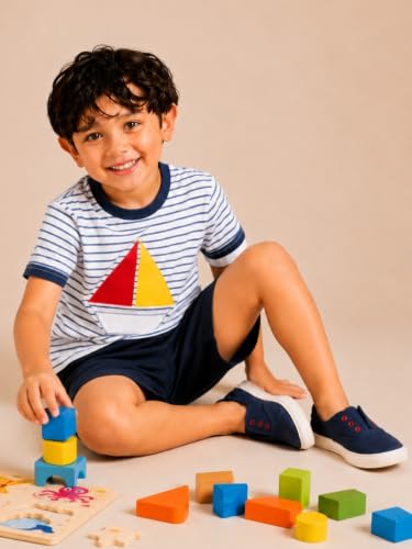Image of Pilolo Kids Soft Cotton Lycra Pocket T-Shirt for Boy's