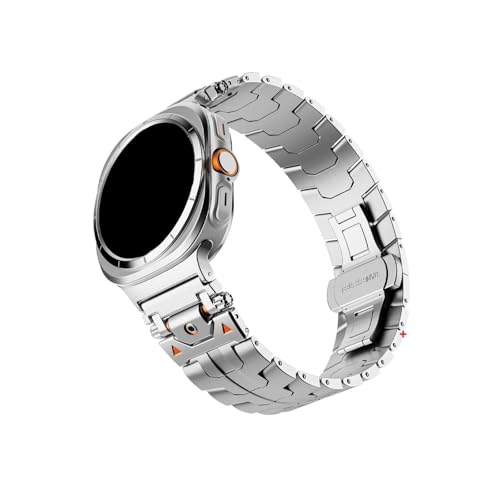 Bracelet acier inoxydable pour homme compatible Samsung Galaxy Watch Ultra 47mm anti-irritation