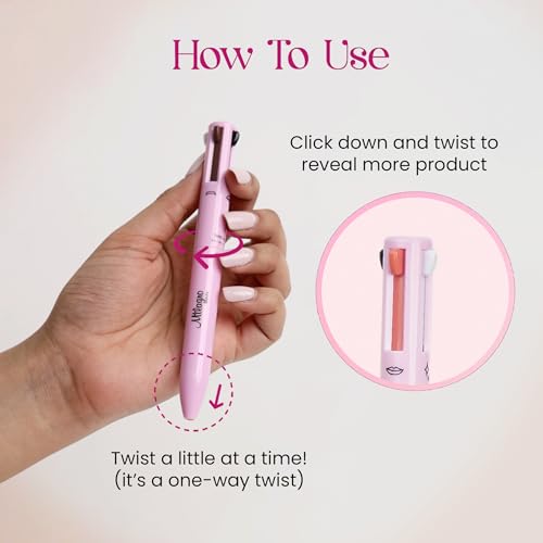 Image of Milagro Beauty 4-In-1 Makeup Pen, Smudgeproof & Waterproof Eyeliner, Lip Liner, Highlighter & Eyebrow Pencil With Rich Color Payoff, 24-Hour Long Stay