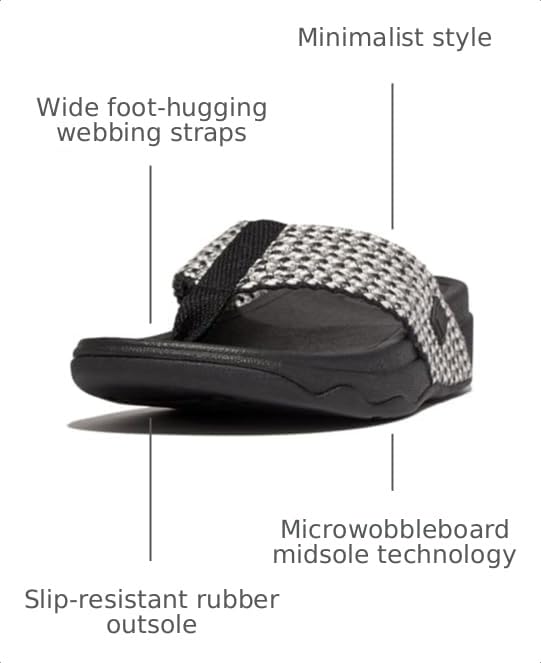 Image of FitFlop Surfa Toe Post Sandals