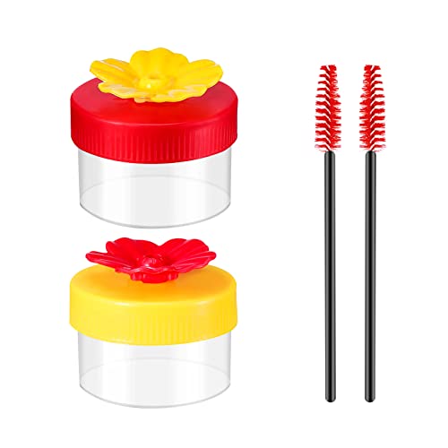 Handheld Hummingbird Feeders 2pcs Hummingbird Hand Feeder Hand Hummingbird Feeders Hummingbird Feeder Handheld with Cleaning Brush for Outdoor Supplies (Handheld Hummingbird Feeders)