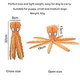 SHOKUTO Squeaky Dog Toy Octopus, Durable No Stuffing Plush Dog Chew Toys, Interactive Dog Toys for Boredom for Puppies Small Medium Large Dogs, Birthday Christmas Dog Toy - Image 3