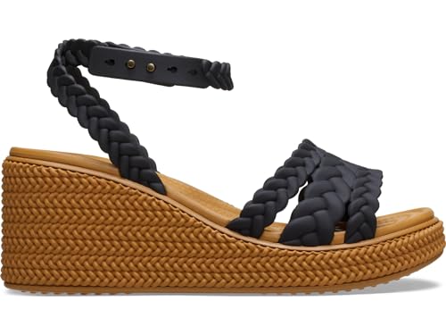 Image of Crocs Women's Brooklyn Ankle Strap Wedges