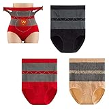 Niblido Shapermov Entgiftungs-Shorts, Body-Shaper, Bauchkontrolle, einzigartige Faser-Wiederherstellungsformung für Damen, 3 Stück, XXL, M/L(40-55kg), XL(55-65g), XXL(65-80kg)