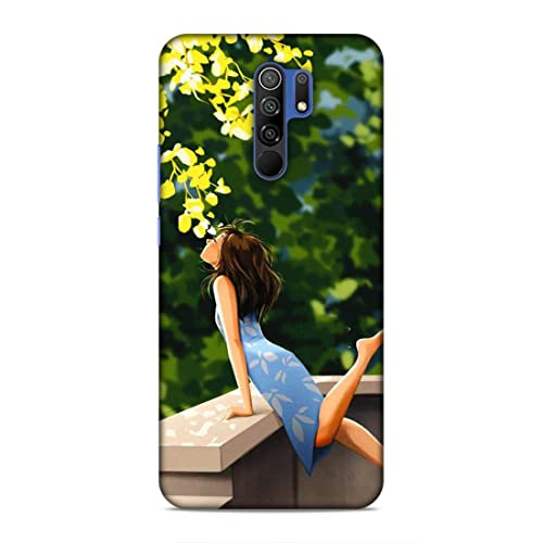 Image of Printed Mobile Back Hard Case Cover for Xiaomi Redmi 9 Prime /Xiaomi Poco M2 | Cute Girl, Sunshine, Cute Dress, Lovely Day-2193