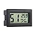 rongweiwang Metro del probador de Humedad inalámbrico Digital LCD Cubierta termómetro higrómetro de Habitaciones Animales domésticos Termómetro Temperatura Interior del Coche Auto
