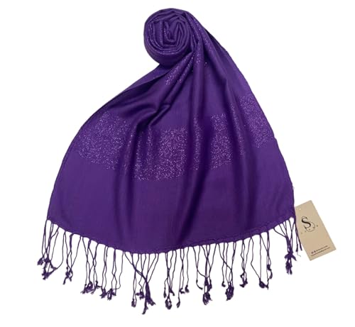 Image of SHAWKH Trends Stunning Viscose Stoles Scarf for Girls and Women | Breathable Sun Protection Light Weight (45 C.M X 180 C.M) (SH-ON-V-1015)