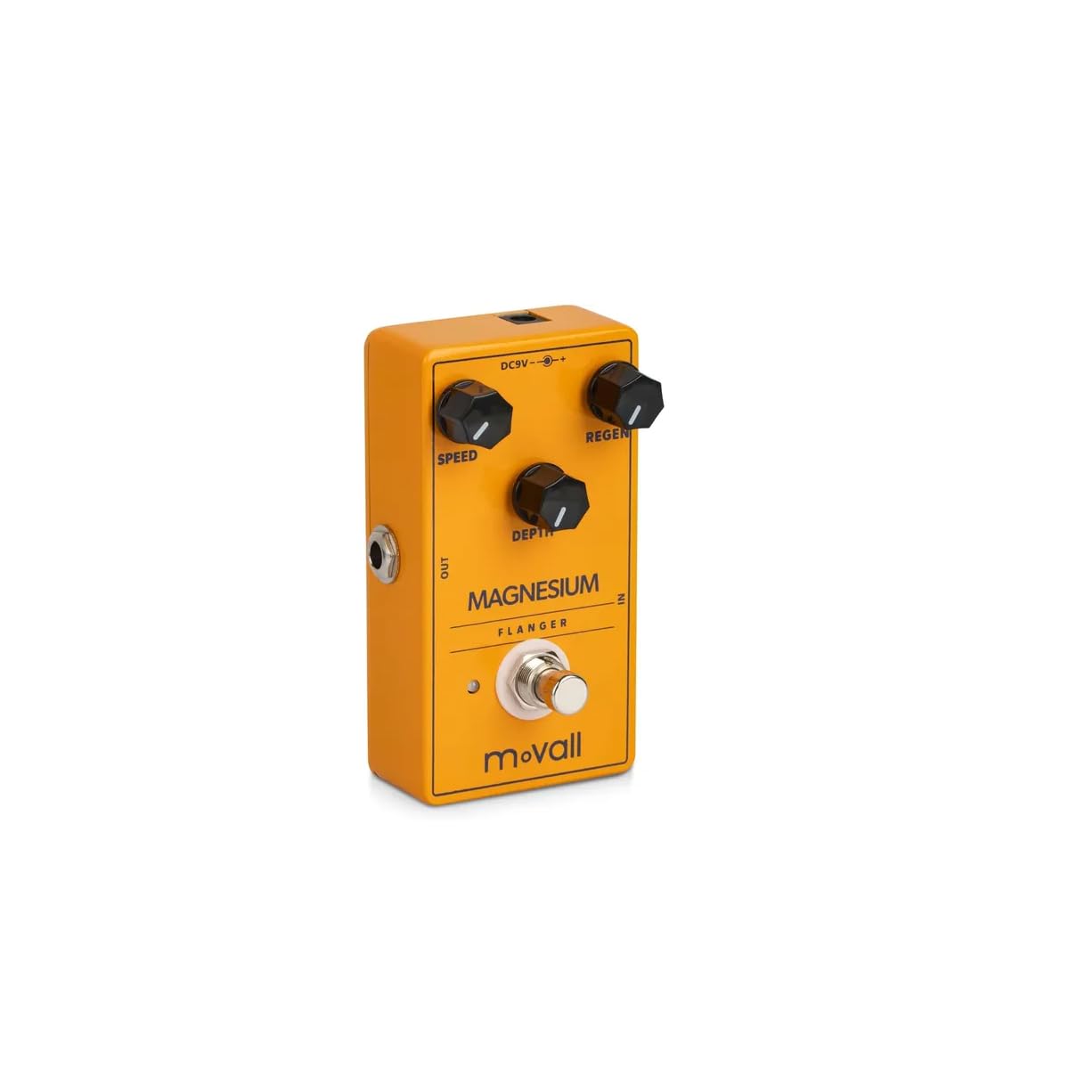 Pedale per chitarra Movall MP-108 Magnesium Flanger - Modulazione dinamica, compatto, True Bypass