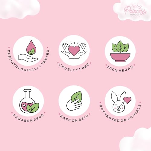 Image of Princess by RENEE Bunny Lip Tint - Pink, for Pre-Teens, Lightweight & Long-Lasting Color, Non-Drying & Nourishing, Water-Based Formula, Blueberry Extracts, Strawberry & Vitamin E Infused, Cruelty-Free