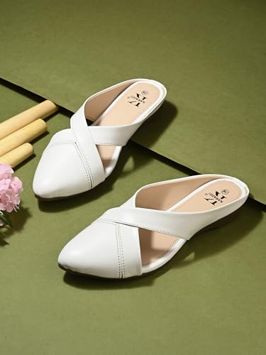 Image of Karaddi Slip on Sandals for Woman | Flats Women Stylish | Mules for Womens Sandals Flats | Mule for Women Stylish Flat Sandal | Flat Fashion Sandal
