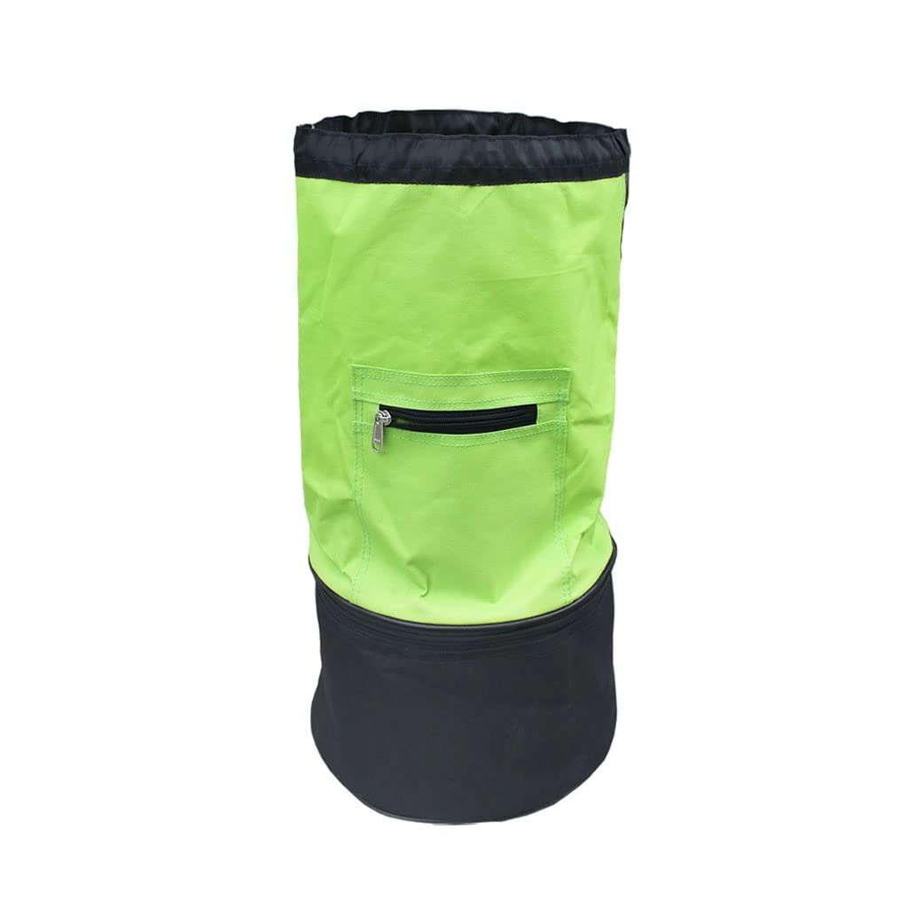 LOOM TREE® Mesh Storage Bag with Pocket Basketball Soccer Volleyball Bag Travel Green | Team Sports | Soccer | Training Aids-image-47