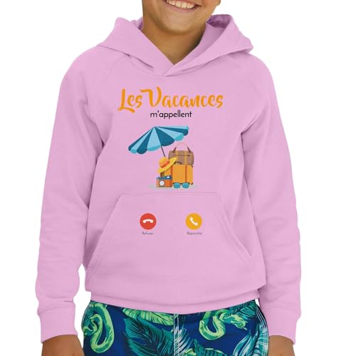 Sweat à capuche enfant vacances plage soleil été de qualité premium - 2