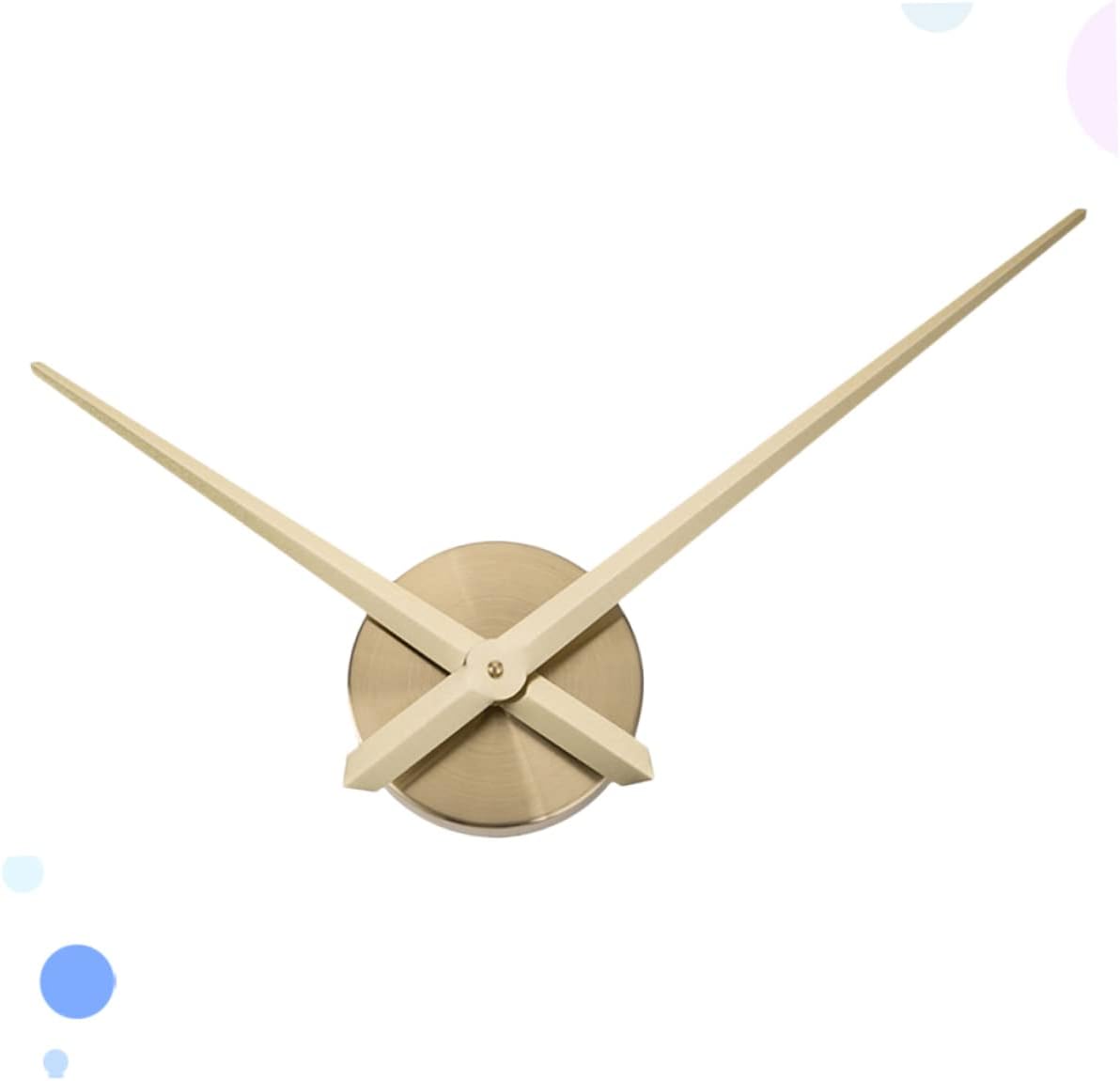 DIY Large Quartz Clock Hands Metal Wall Clocks Decor Clock Mechanism Accessories Easy Assembly for Home Decor
