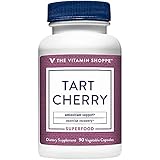 The Vitamin Shoppe Tart Cherry Extract - Post-Workout Recovery & Antioxidant | Freeze-Dried Montmorency | 90 Veggie Caps | Non-GMO