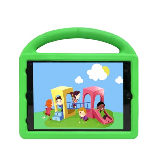 Coque silicone iPad 9e génération violette avec poignée rigide - 6