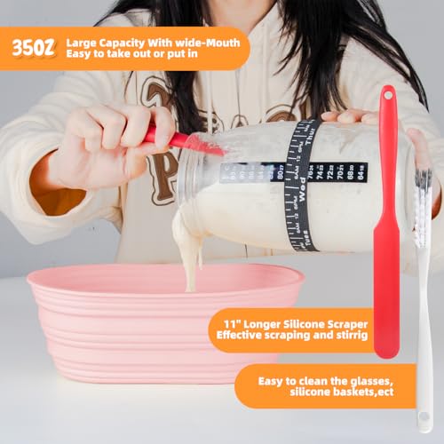 Complete Sourdough Starter Kit (Pink)