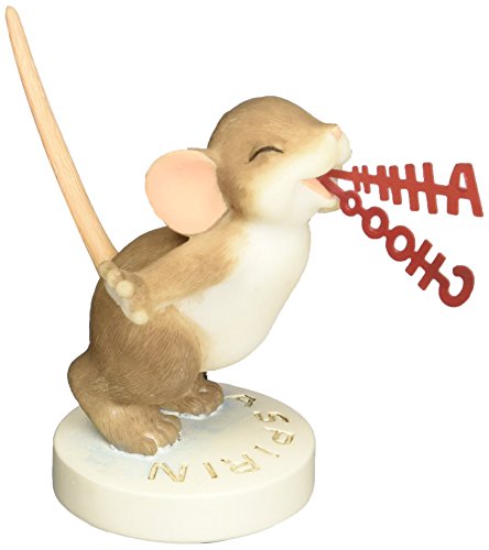 Enesco Charming Tails Ahhh Chooo Figurine, 3-Inch