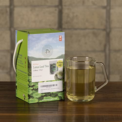 [GNTea] Vegan Lotus Leaf tea (bulk) 0.53oz 2pack (Box of 1)