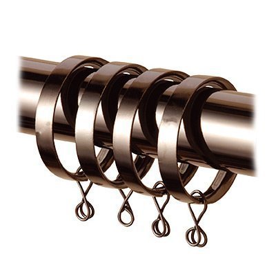 Speedy Products 28mm Flat Lined Rings Pk8 Polished Graphite