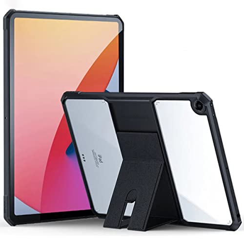 Image of RIGGEAR Xundd Back Cover Case for iPad 10.2 inch 9th, 8th, 7th Gen (2021,2020,2019 Models) with Stand, Slim Clear PC, Shock Absorption Soft TPU Edge Bumper