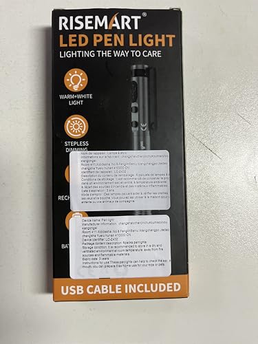Risemart LC-597-B Pen Light For Nurse, Rechargeable Led Medical Penlight thumb #8