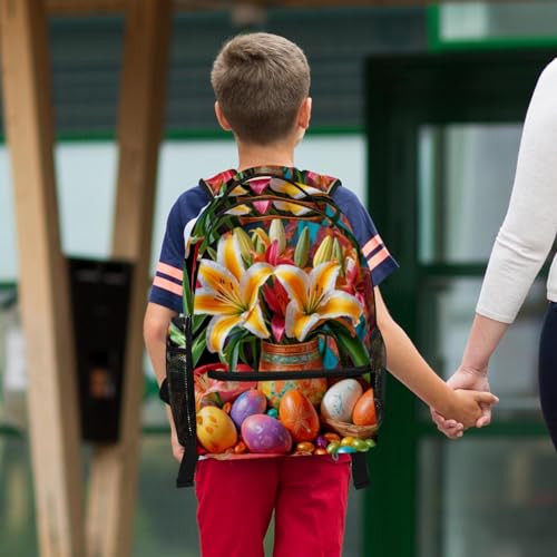 Sac à dos avec trousse pour adolescent grand format multicolore