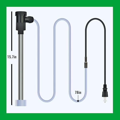 1500W Fully Submersible Water Heater for Bathtub & Inflatable Pool – Portable Immersion Electric Heater with Temp Control & Wifi Timer for Hot Tub, Above Ground Pool, Baptistry & bucket - Image 5